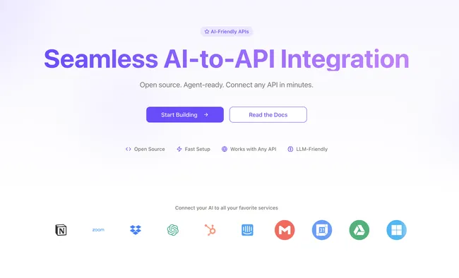 Seamless AI-to-API integration