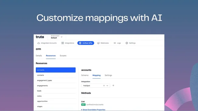 Customize mappings with AI