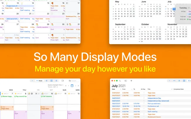 So many display modes