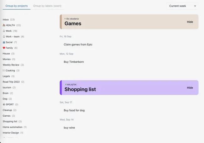 Review App for Todoist