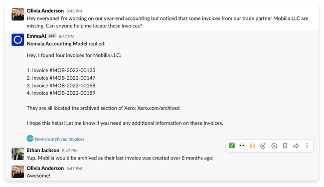 Save time and retrieve information from a chatbot assistant
