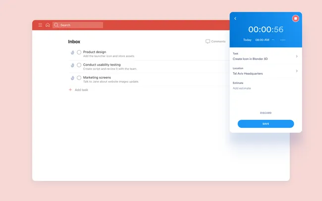 Intégration transparente avec Todoist