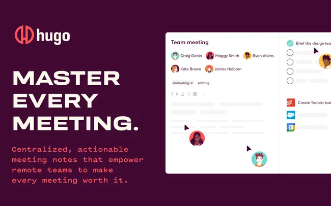 Hugo Integration - Master every meeting