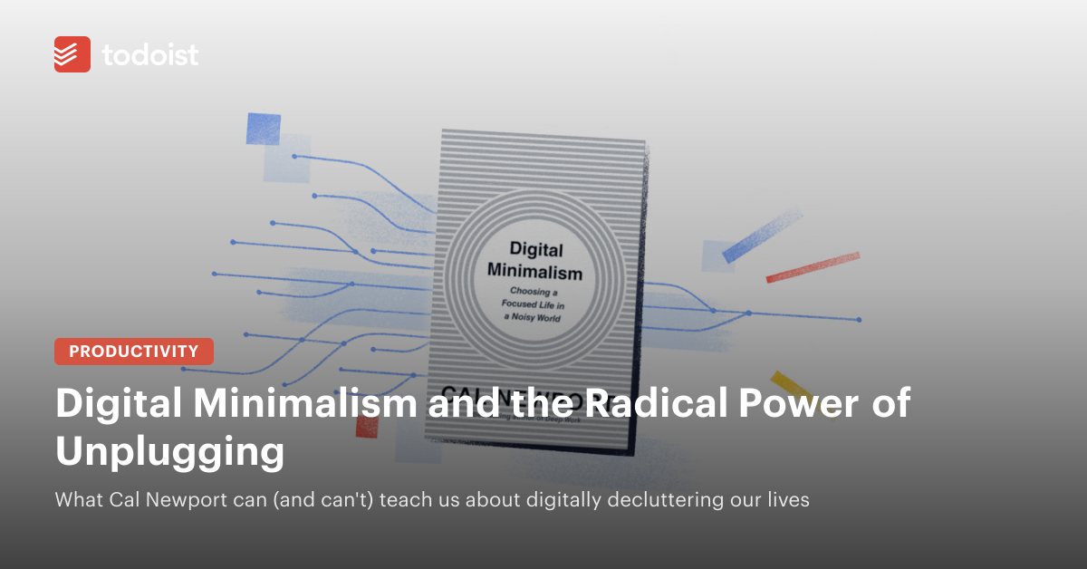 Digital Minimalism and the Radical Power of Unplugging