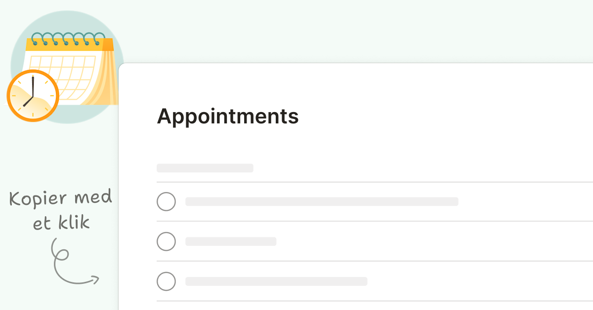 Appointments - Templates | Todoist