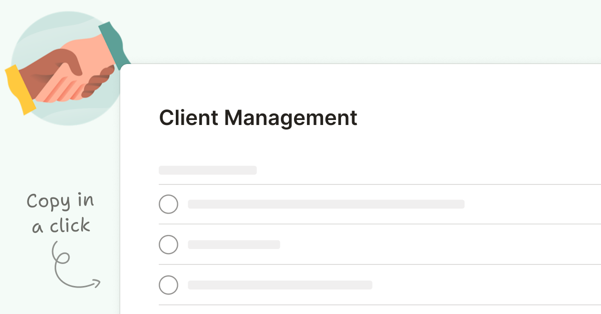 Client Management - Templates | Todoist