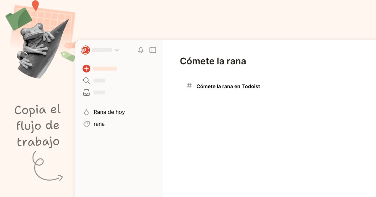 Configuración de Todoist «Cómete la rana»