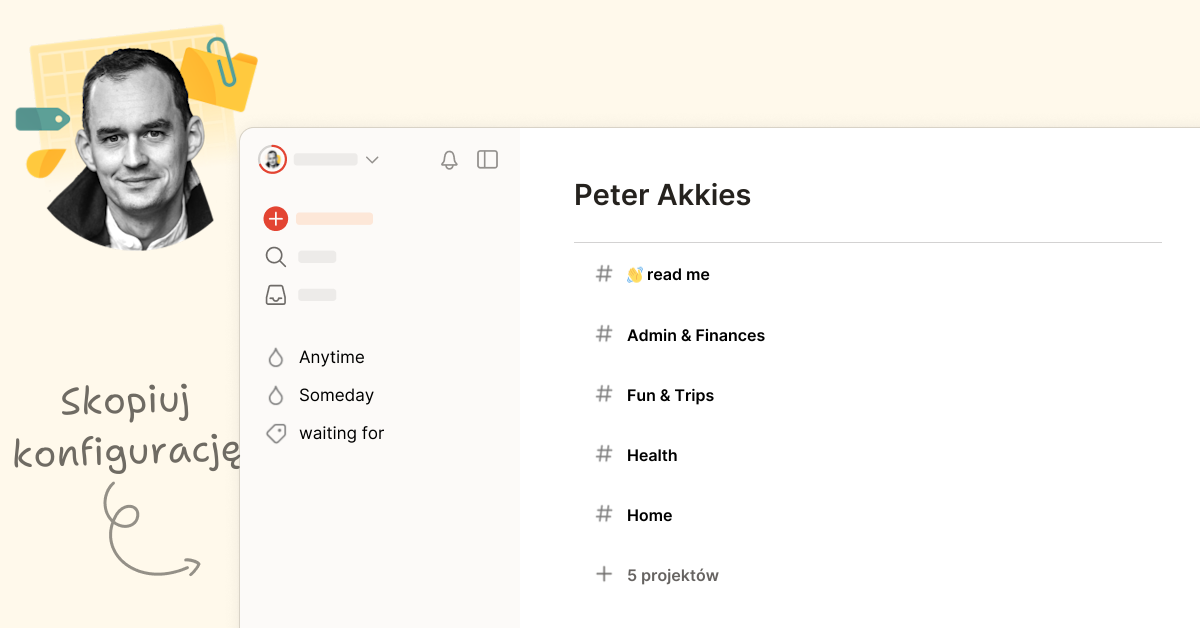 Peter Akkies' Productivity 101 Setup | Todoist