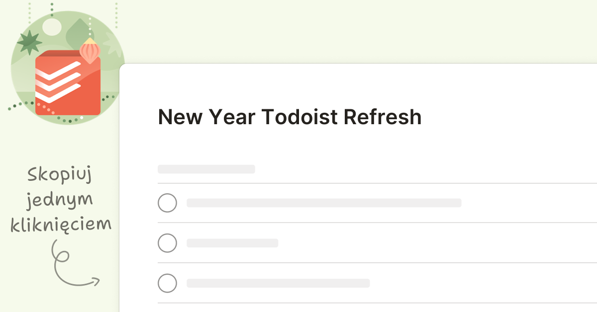 To-do list refresh | Todoist
